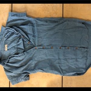 Made well denim dress with POCKETS